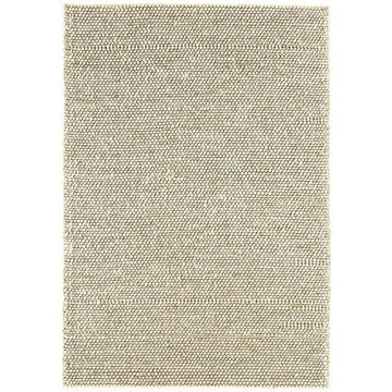 Katherine Carnaby Coast CS02 Modern Plain Shimmer Hand-Woven Textured Wool & Viscose Blend Looped Pile Flatweave Oyster Rug-Asiatic Carpets-Rug Love - The Most Loved Rug Store